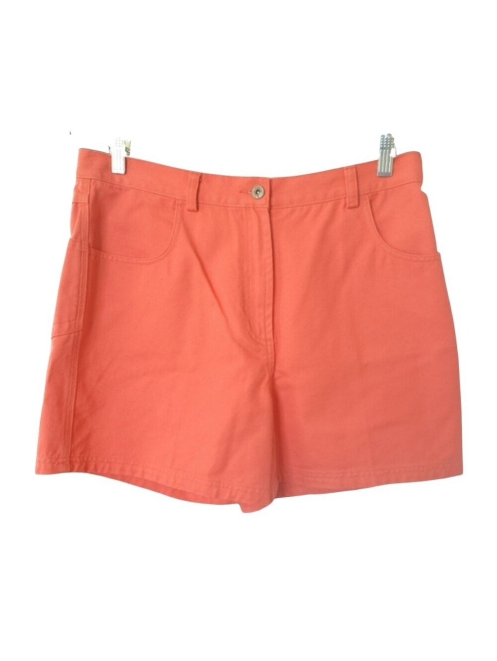 Christopher & Banks High Rise Mom Shorts Coral 12 NWT Coastal Summer Vacation